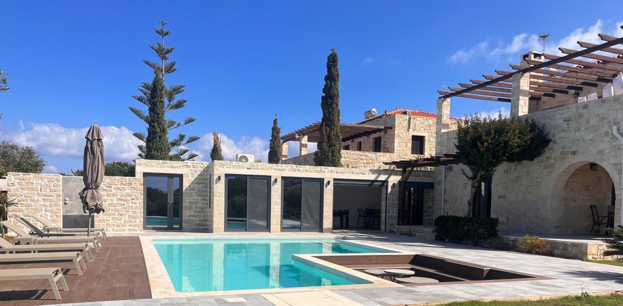 Villa Gloria Seaview - Luxury & Family Kokkino Chorio المظهر الخارجي الصورة