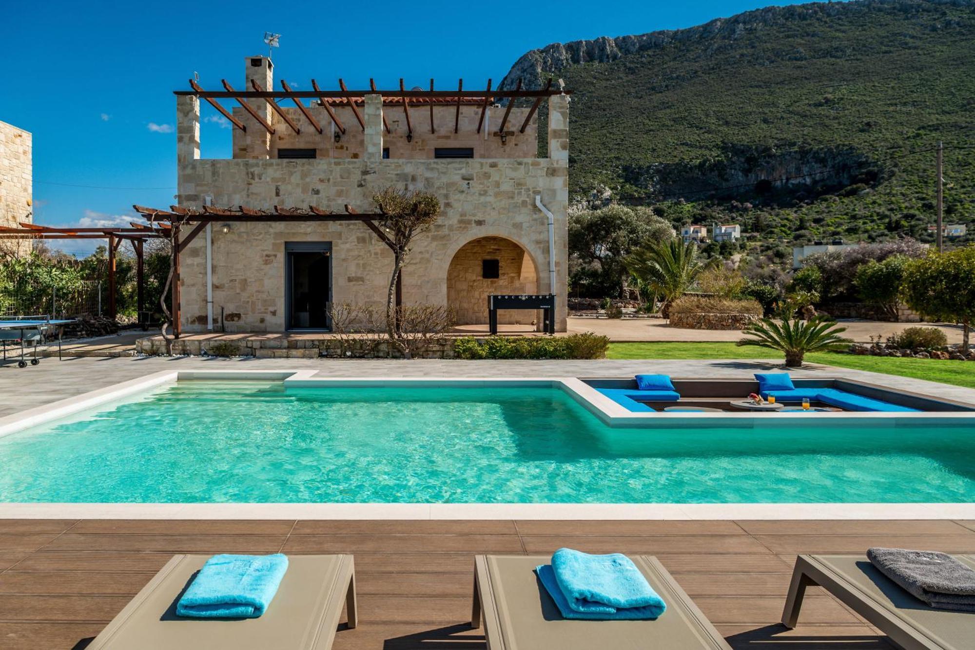Villa Gloria Seaview - Luxury & Family Kokkino Chorio المظهر الخارجي الصورة