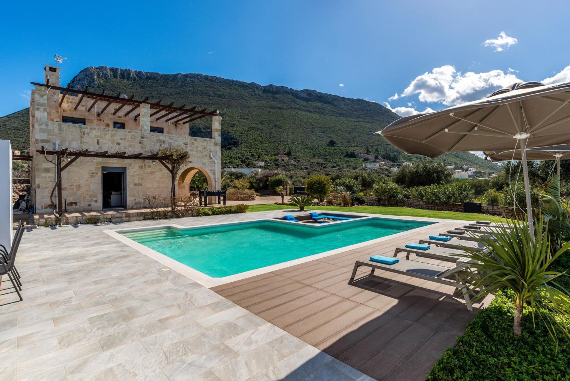 Villa Gloria Seaview - Luxury & Family Kokkino Chorio المظهر الخارجي الصورة
