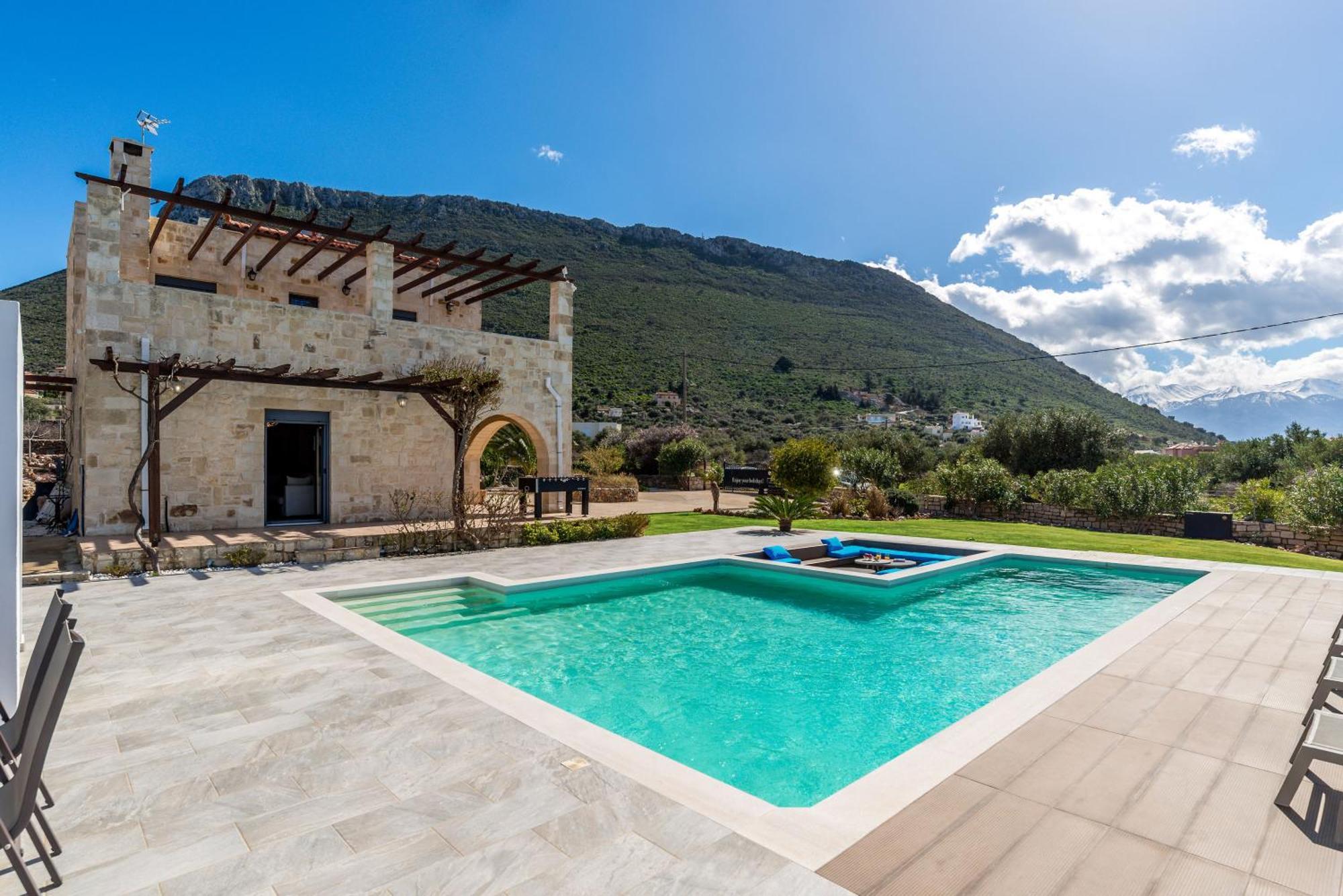 Villa Gloria Seaview - Luxury & Family Kokkino Chorio المظهر الخارجي الصورة
